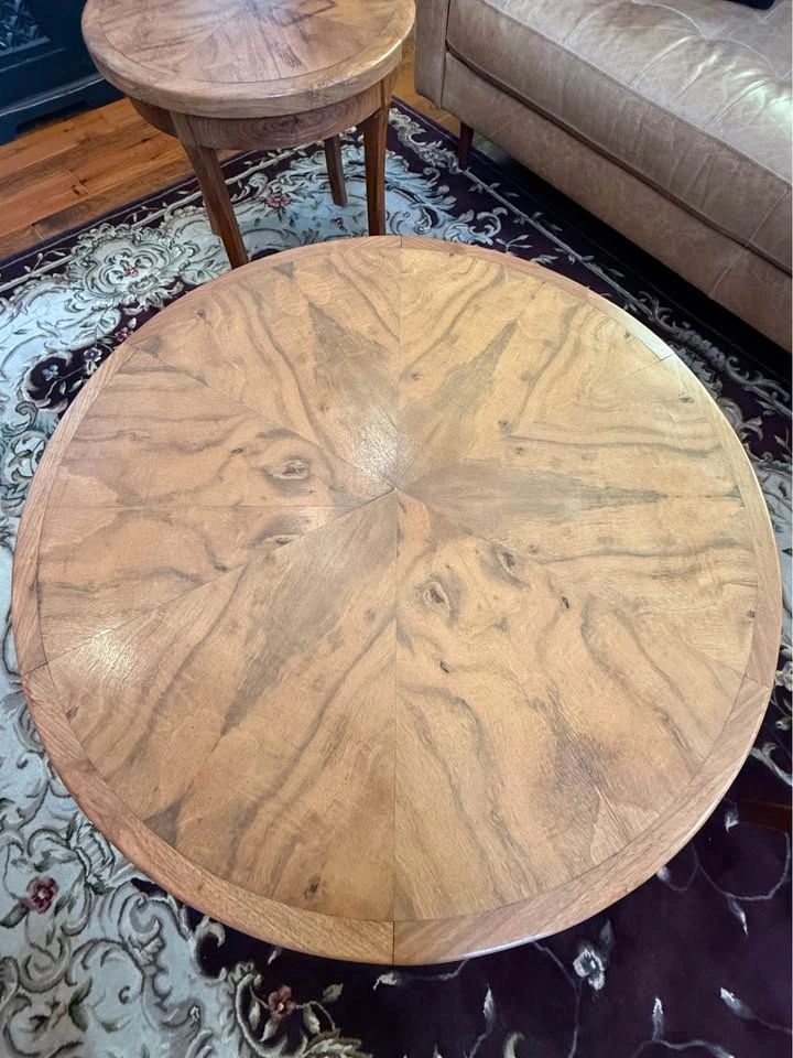 Hand Crafted Walnut Table Set (3 Pieces) - photo 3