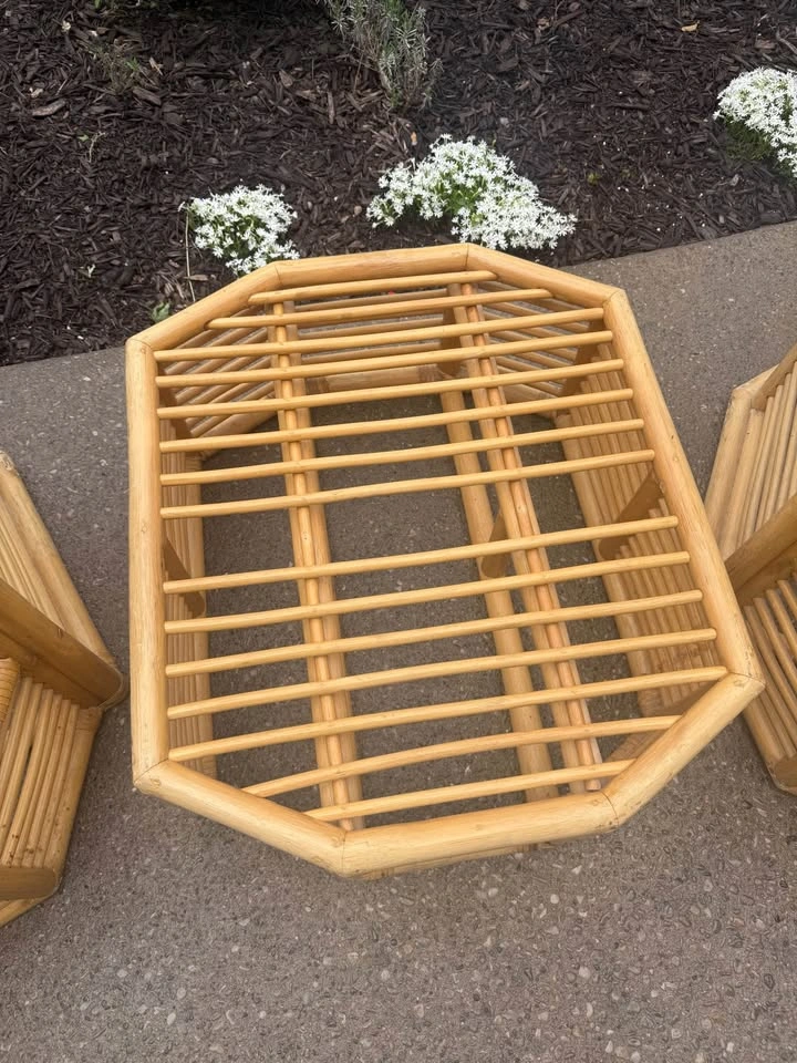 3 Piece Rattan Patio Set - photo 3