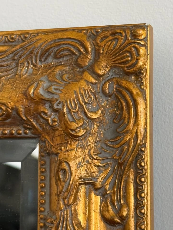 Beveled Glass Wall Mirror (Gilt Frame) - photo 3
