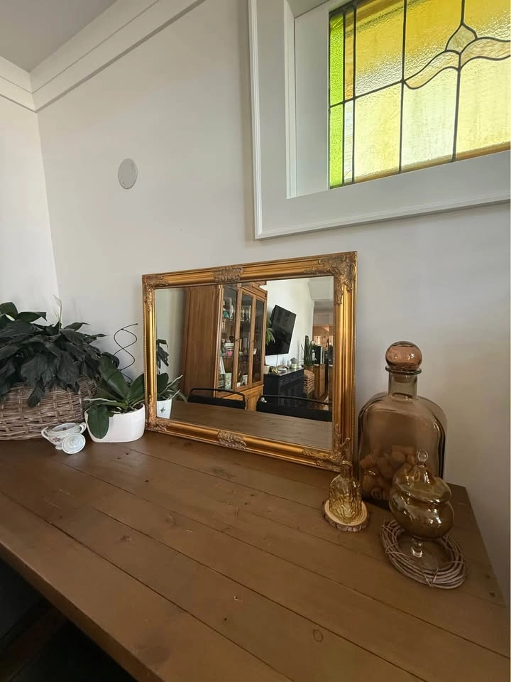 Beveled Glass Wall Mirror (Gilt Frame) - photo 5