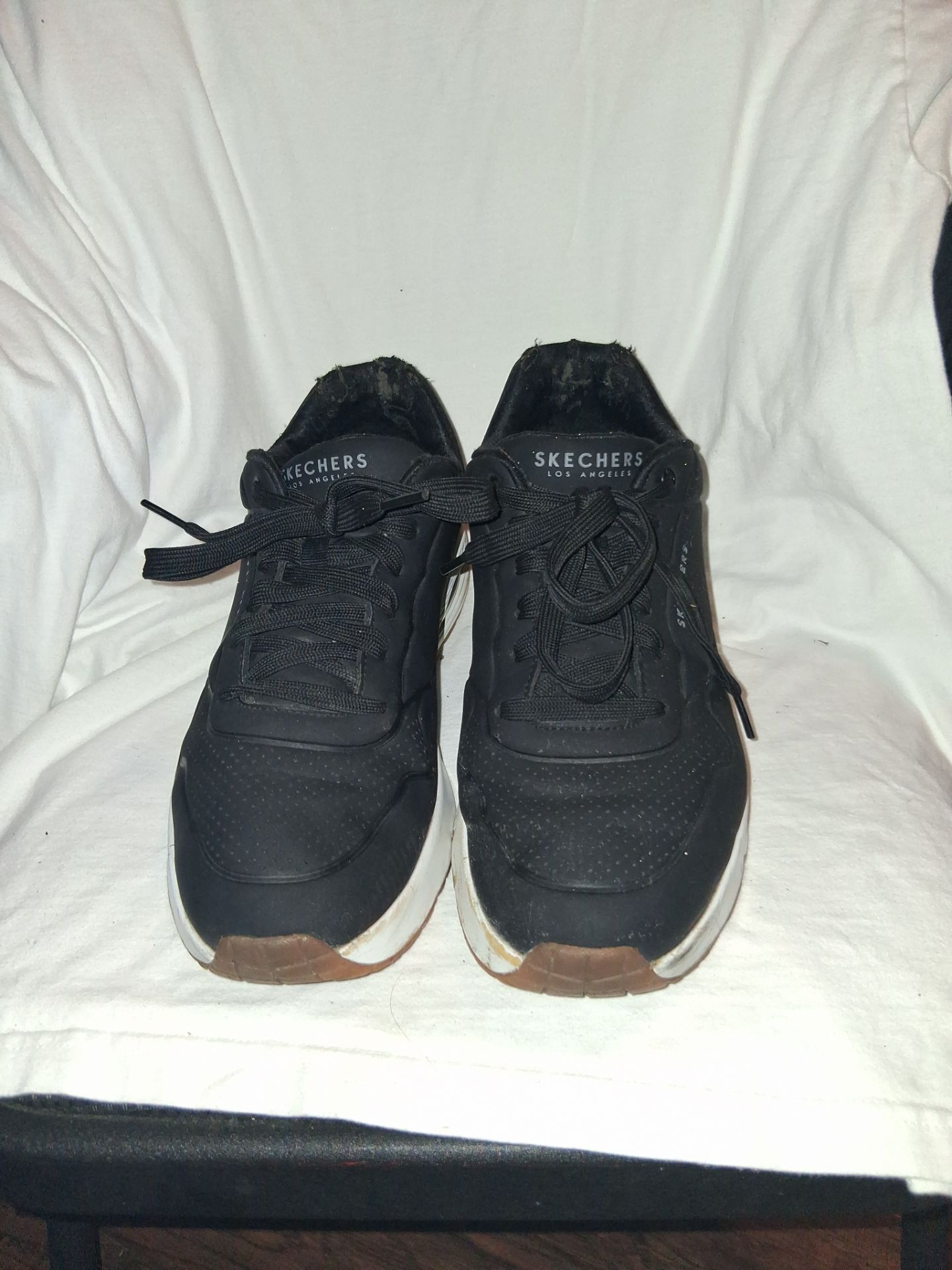 Skechers Men's Shoes Size 9 Black/Tan - photo 2