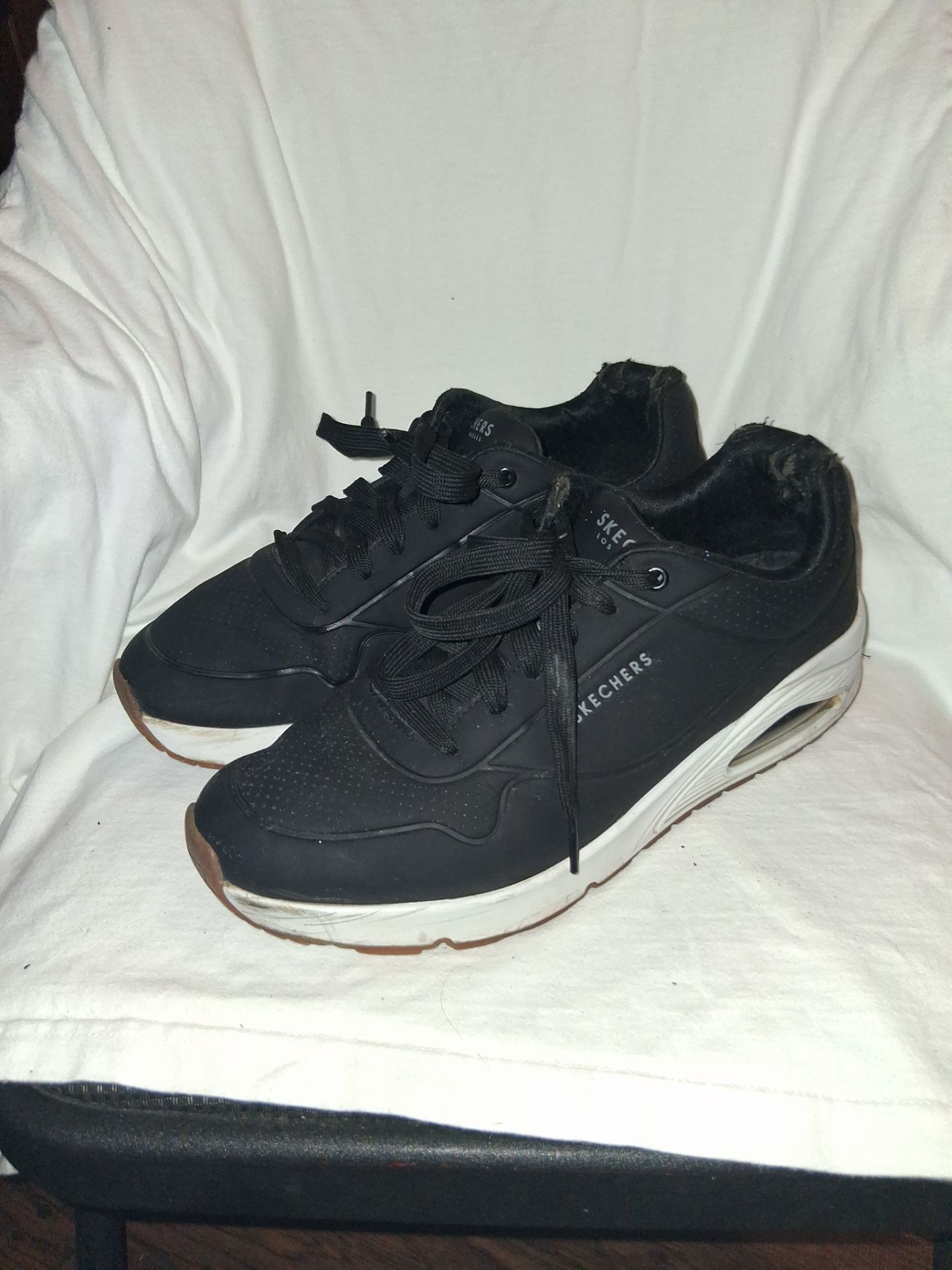 Skechers Men's Shoes Size 9 Black/Tan - photo 3