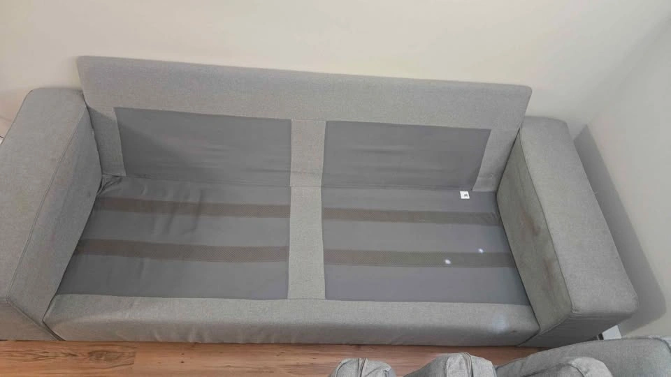 Grey Fabric 2-Seater Sofa - photo 3