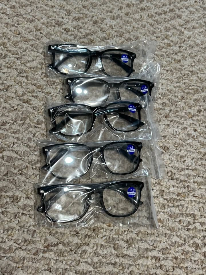NEW 1.5 Blue Light Filter 5 Pairs - photo 2
