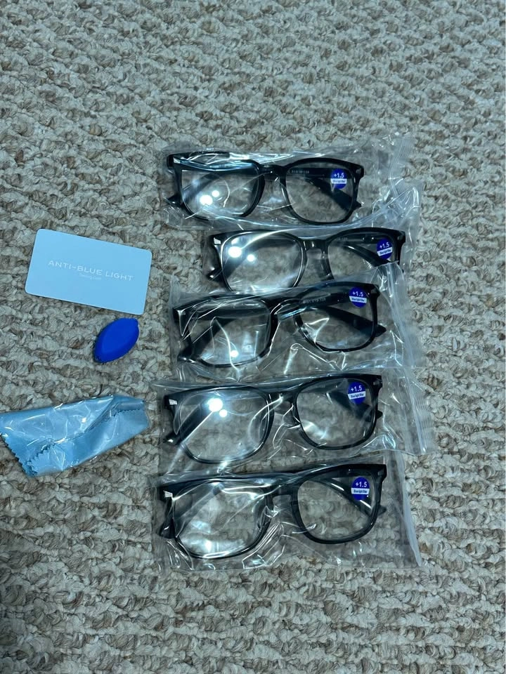 NEW 1.5 Blue Light Filter 5 Pairs - photo 3