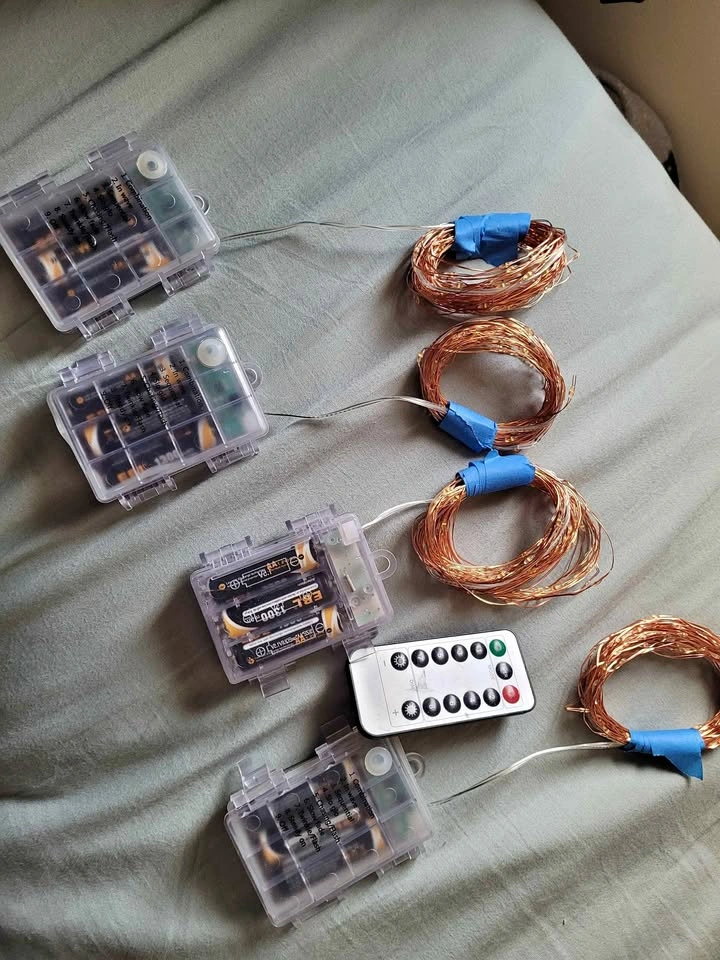Battery Powered String Lights with Rechargeable Batteries