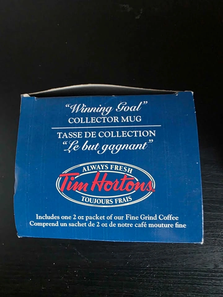 Tim Hortons Collector Mug No. 002 Winning Goal Hockey w/ Box - photo 3