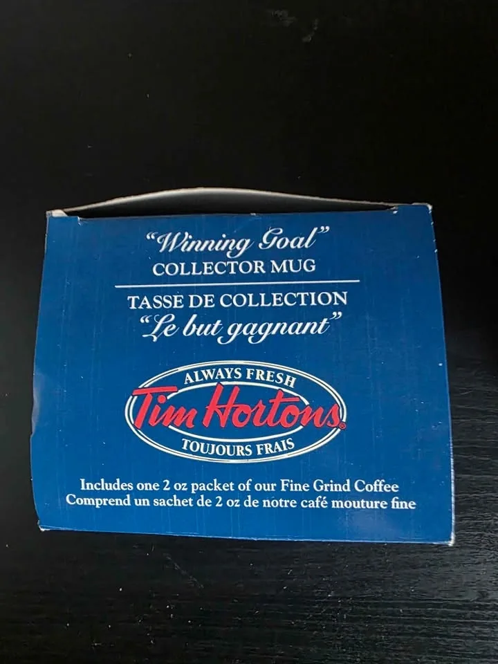Tim Hortons Collector Mug No. 002 Winning Goal Hockey w/ Box - photo 3