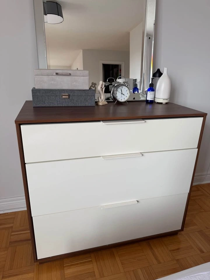 IKEA Nyvoll 3-Drawer Dresser - photo 2