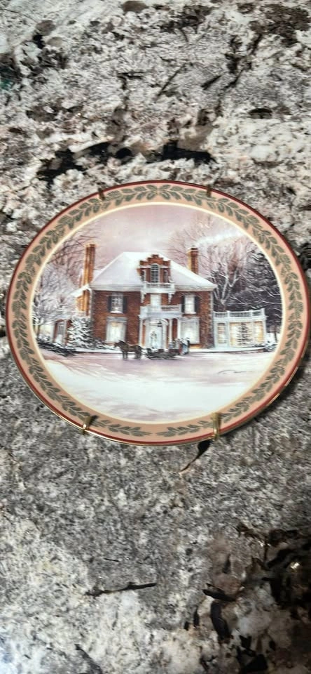 Trisha Romance “ Winter Fantasy” plate # 10996