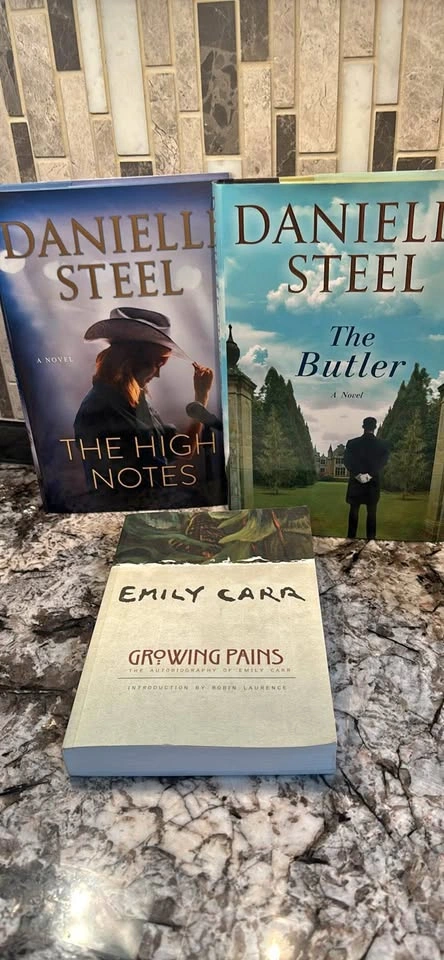 Danielle Steel The high notes, the butler & Emily Carr Growing P