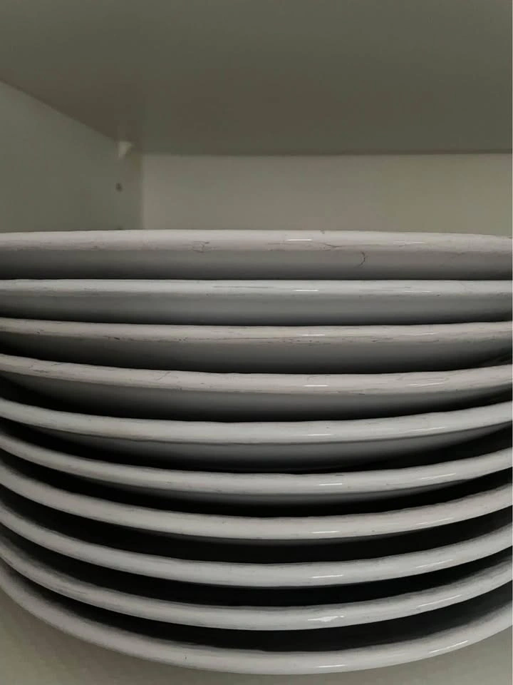 46 Piece Dinner Plate Set in White - photo 4