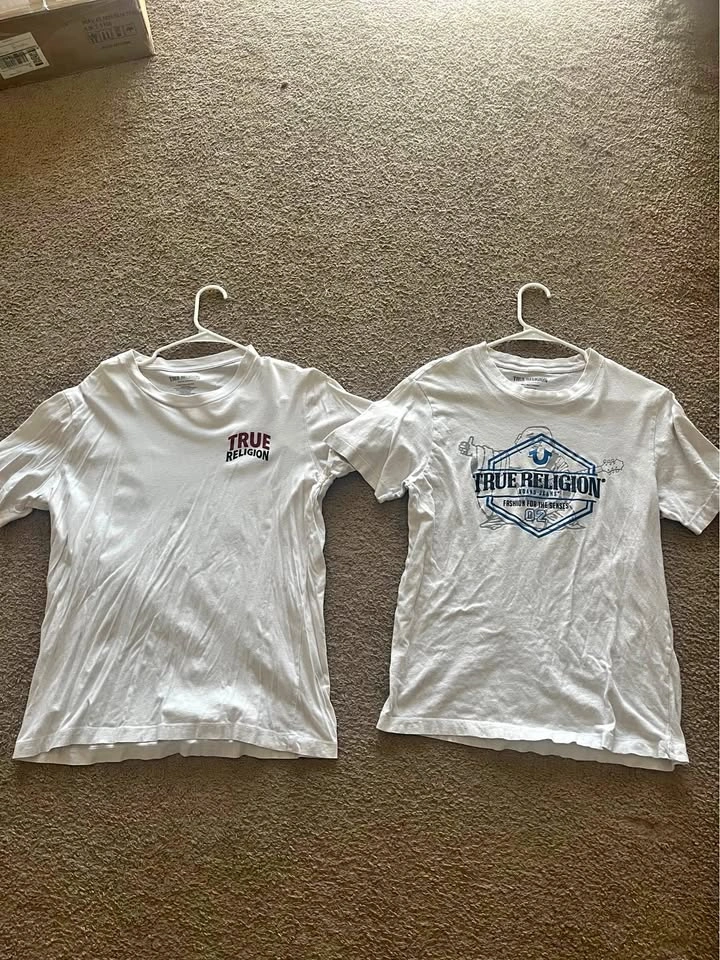 True Religion Shirts - Size Large and Small
