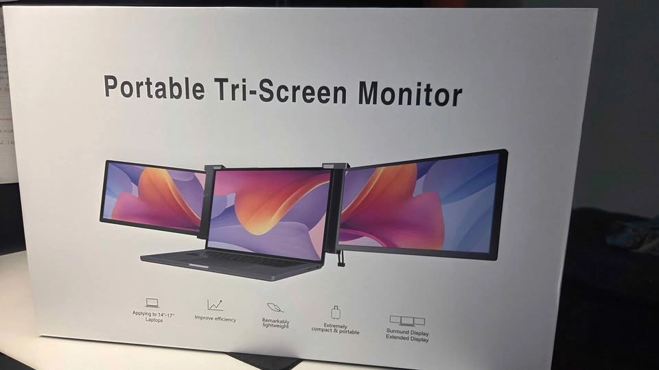 Triple Portable Monitor for Laptop - 13.3in FHD IPS - photo 2