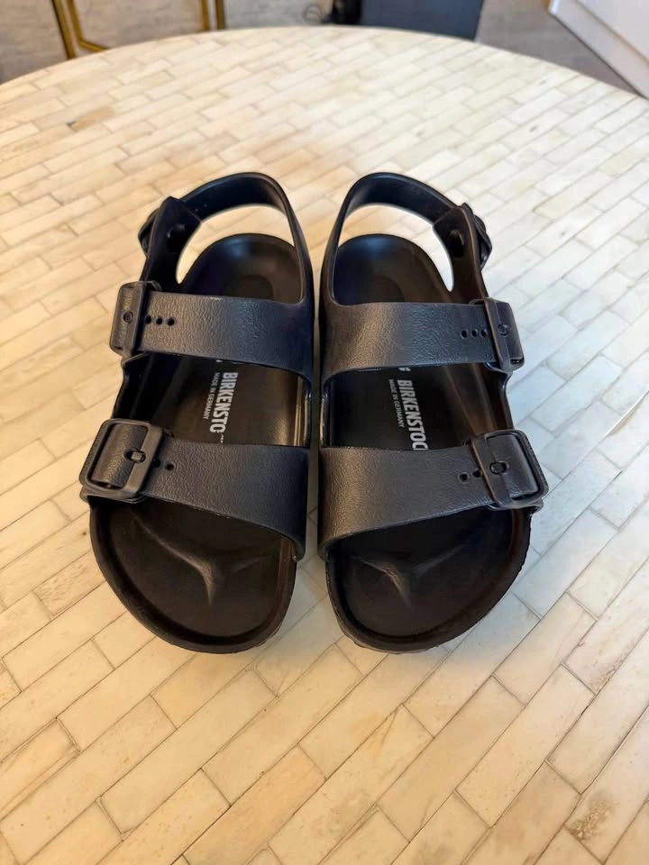 Birkenstock EVA Sandals (never worn), Black, EU 34 / Women’s US