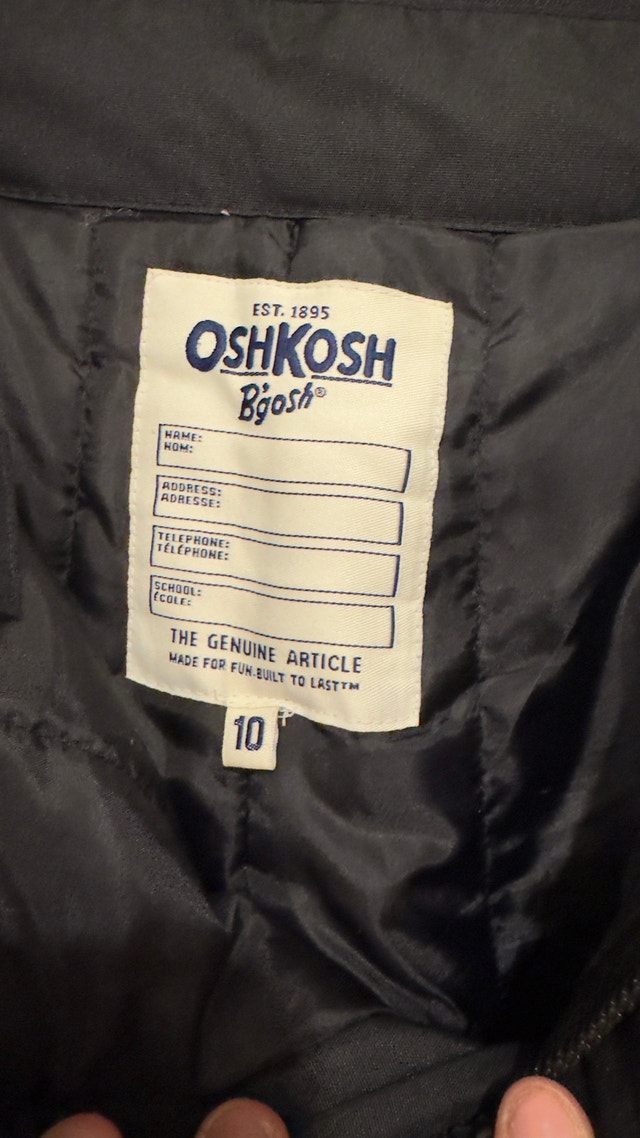 Oshkosh Unisex Snow Pants - Size 10 Kids - photo 2