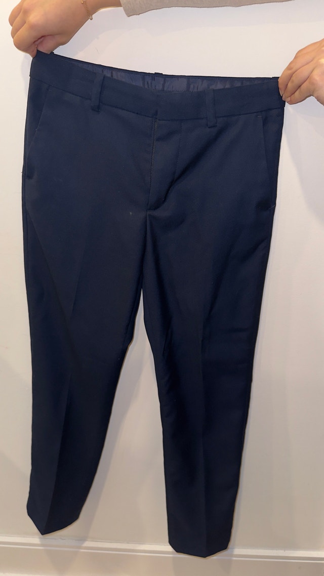 Kids H&M Navy Blue Suit Jacket and Pants - Size 14 - photo 2
