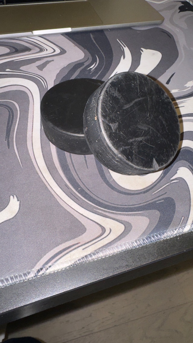 Hockey pucks