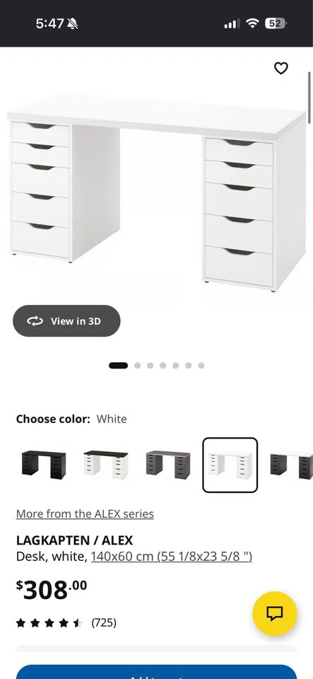 IKEA Desk with Cabinets - photo 2