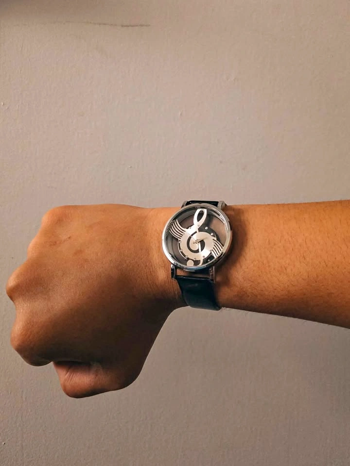 Treble Clef Music-Themed Fashion Watch (Non-Working)