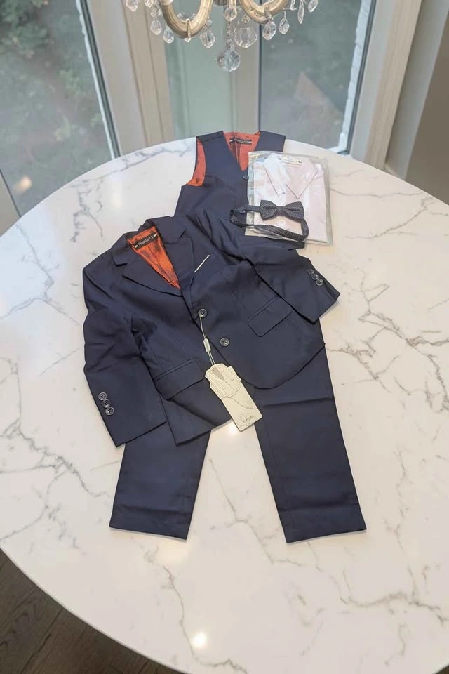 Navy Size 4 Kids Suit - photo 4