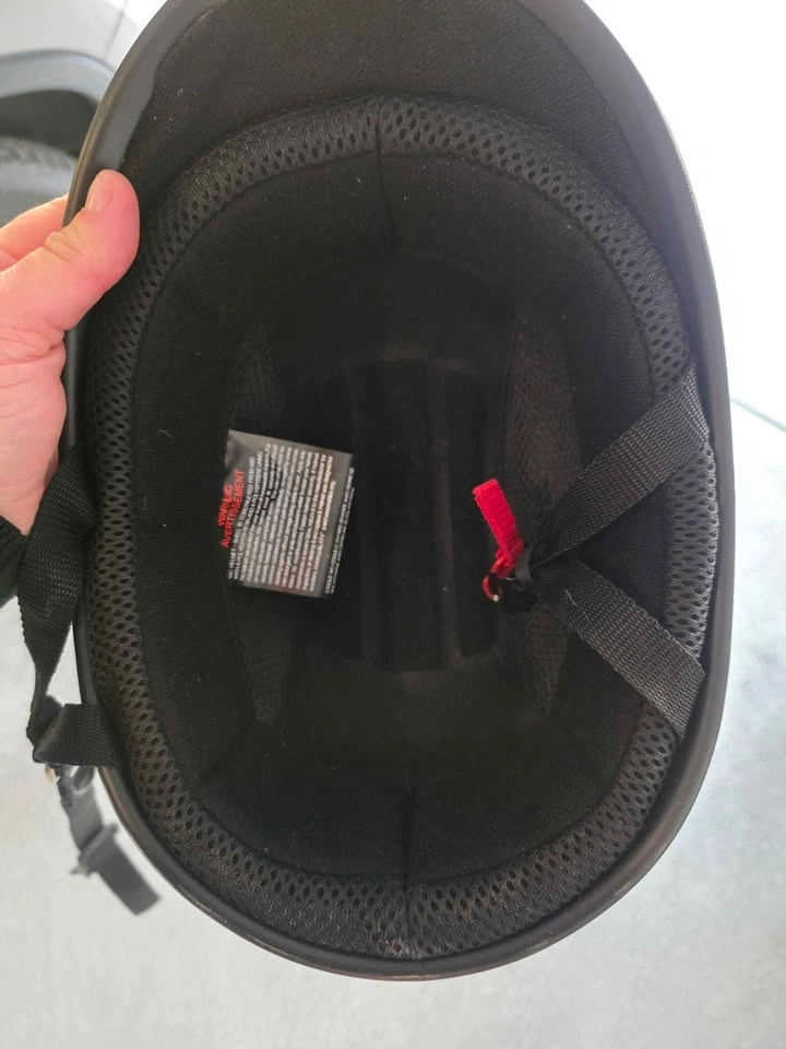 WCL black DOT certified half helmet - photo 4