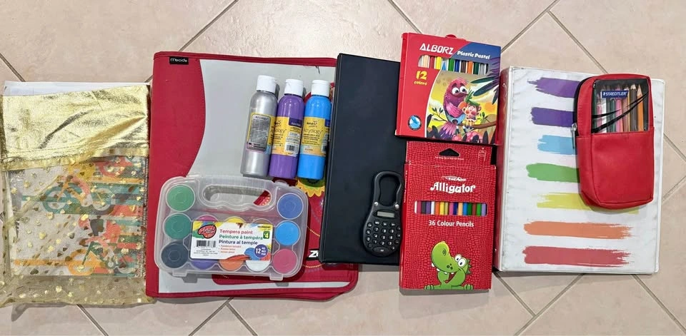 School & Art Supplies Bundle