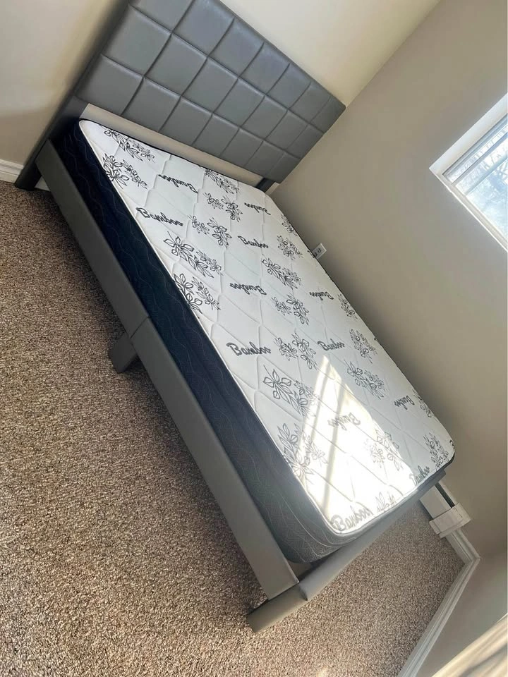 Queen bed with mattress