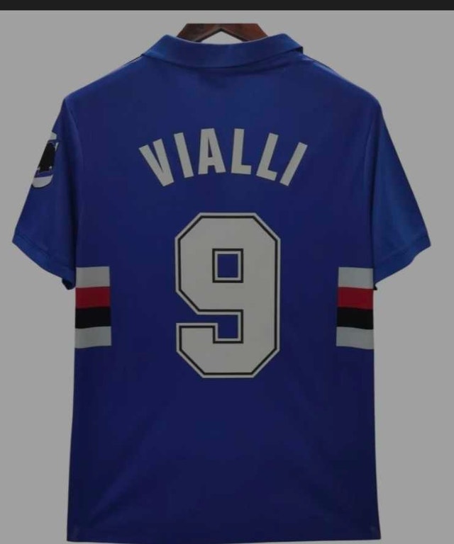 1991/92 Sampdoria Home Jersey Replica Vialli XL - photo 2