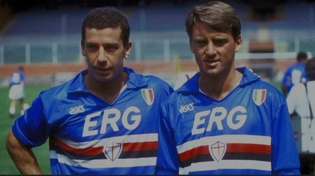 1991/92 Sampdoria Home Jersey Replica Vialli XL - photo 3