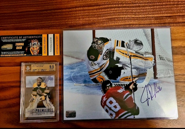Tuukka Rask Rookie BGS 9.5 & 8x10 Autograph Photo w/ COA