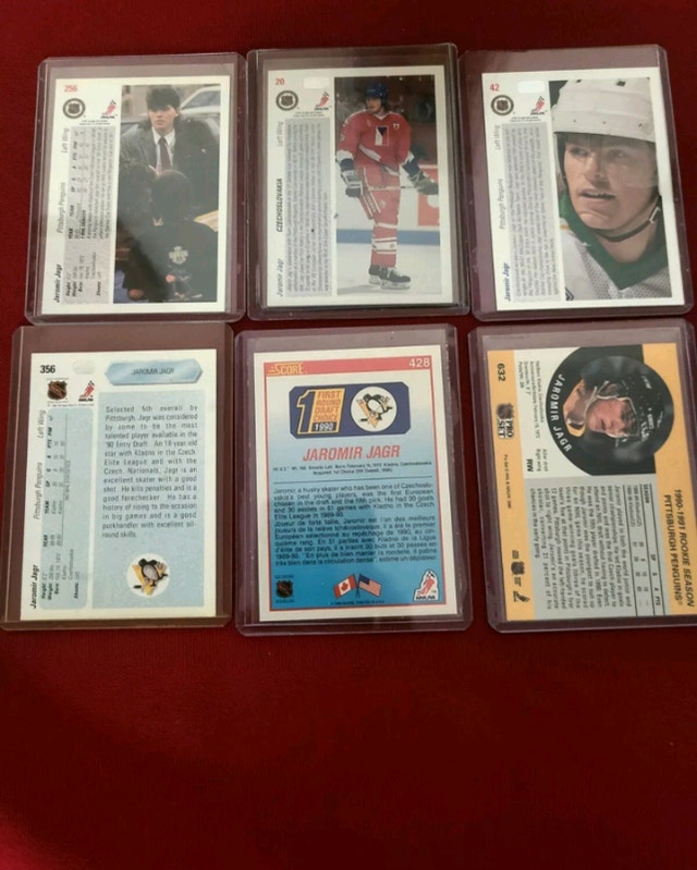 Jaromir Jagr Rookie 1990 O-Pee-Chee Premier PSA 9 - RC Card # - photo 5