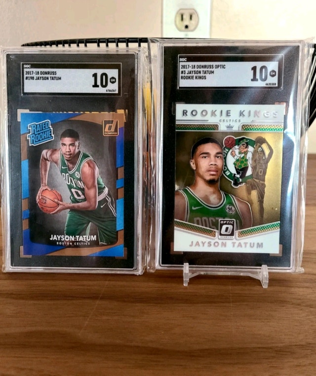 2017 JAYSON TATUM Rated Rookie #198 SGC 10 & Rookie Kings Jayson