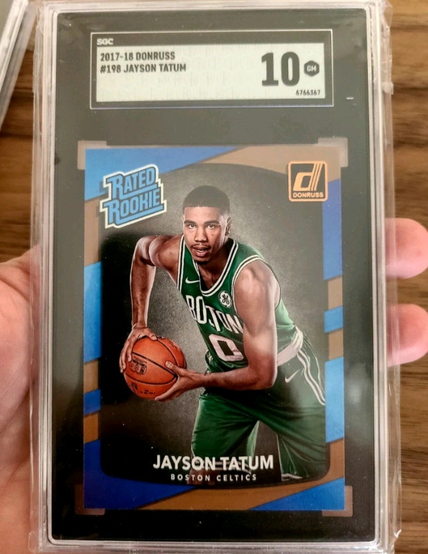 2017 JAYSON TATUM Rated Rookie #198 SGC 10 & Rookie Kings Jayson - photo 4