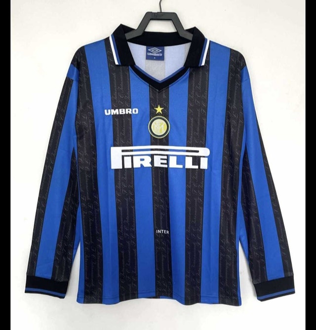 Inter Milan Ronaldo Jersey 1998/99 Long Sleeve XL