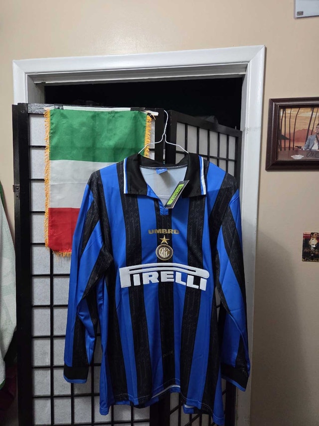 Inter Milan Ronaldo Jersey 1998/99 Long Sleeve XL - photo 2