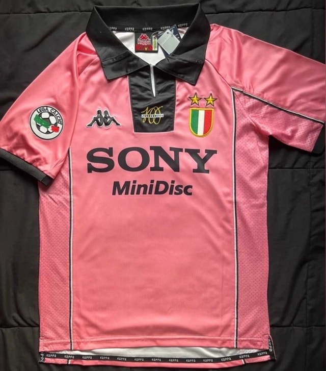 Del Piero #10 Large 1997/1998 Juve Retro Jersey