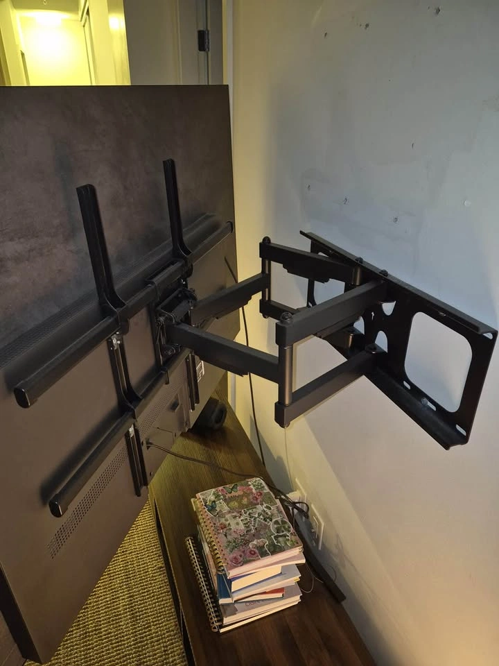 65” LG OLED C4 TV with Full Motion Wall Mount - photo 2