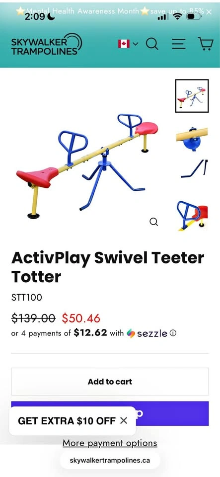 ActivPlay Swivel Teeter Totter