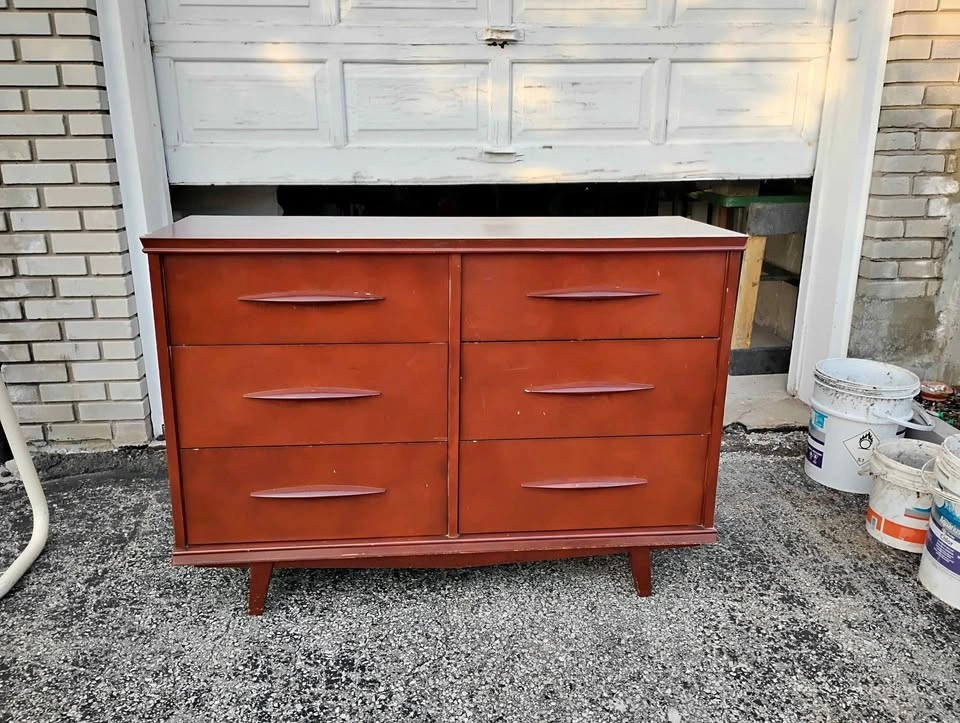 Vintage MCM Lowboy Dresser