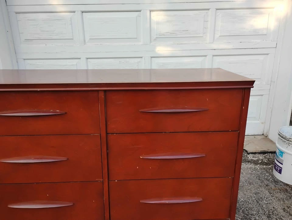 Vintage MCM Lowboy Dresser - photo 3