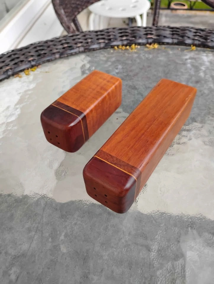 ✨ Danish Teak & Rosewood Shaker Set - photo 2