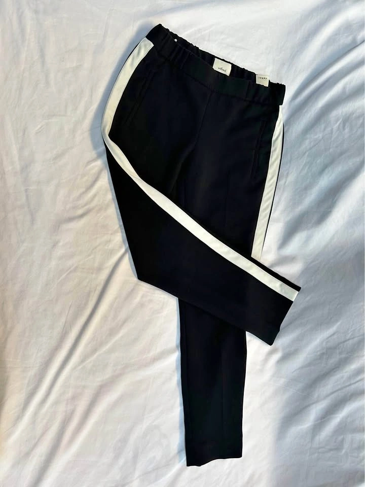 Aritzia Wilfred Tuxedo Stripe Trousers Women's Size 00 Office Pa