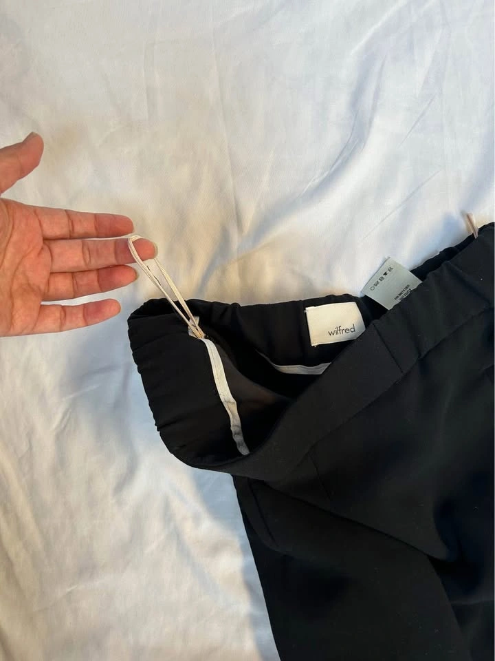 Aritzia Wilfred Tuxedo Stripe Trousers Women's Size 00 Office Pa - photo 3