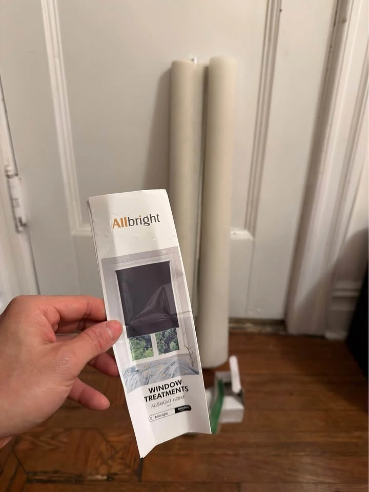 ALLBRIGHT Light Filtering Roller Shades (31x72, White) - photo 2