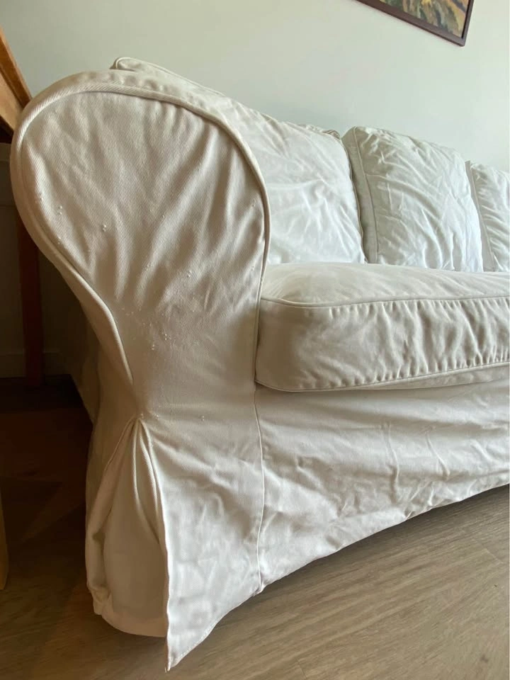 White 3 Seater Couch - photo 5