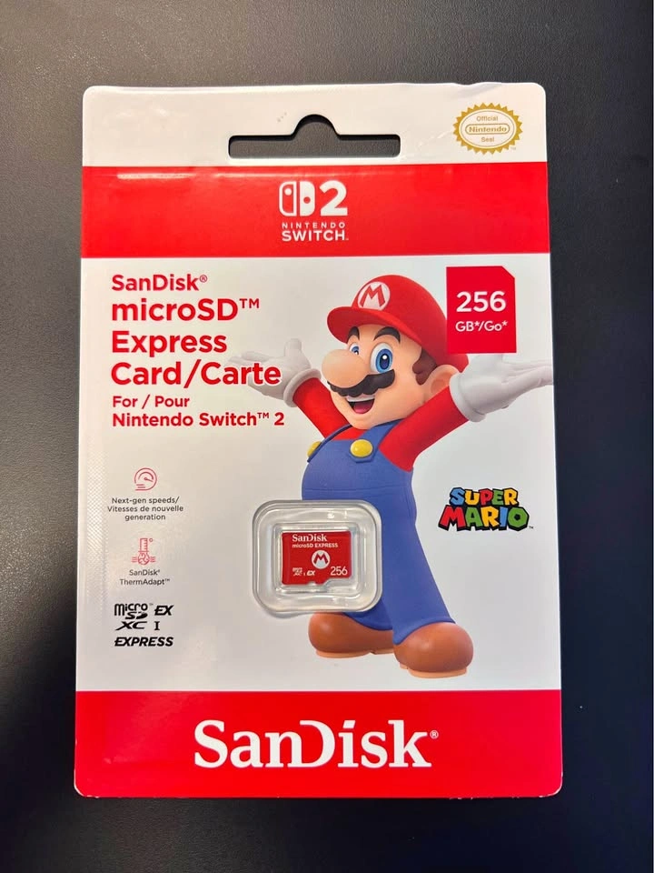 SanDisk 256GB microSD Express Card for Nintendo Switch