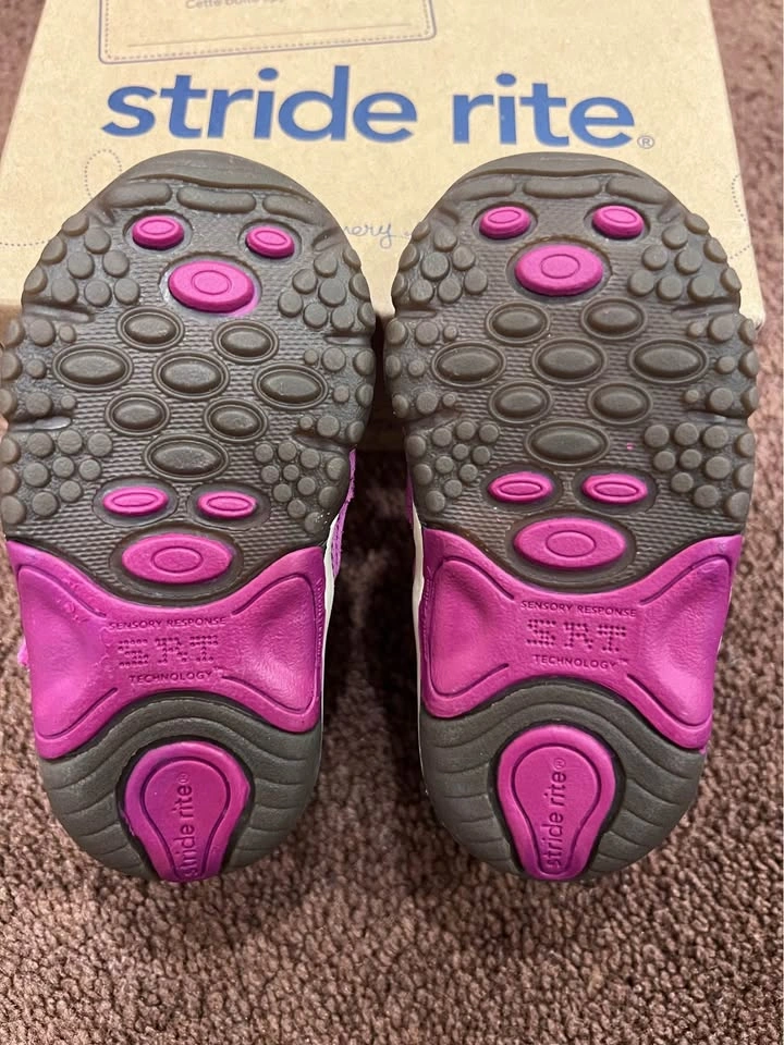 Stride Rite Purple Toddler Shoes Size 4 - photo 2