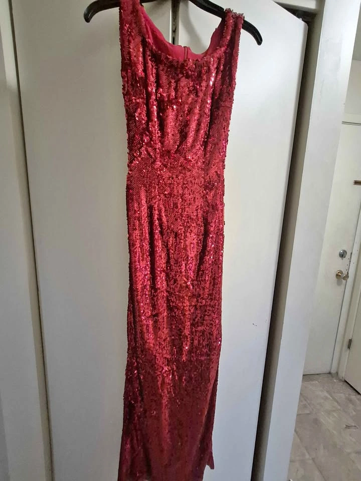 Red Sequin Dress