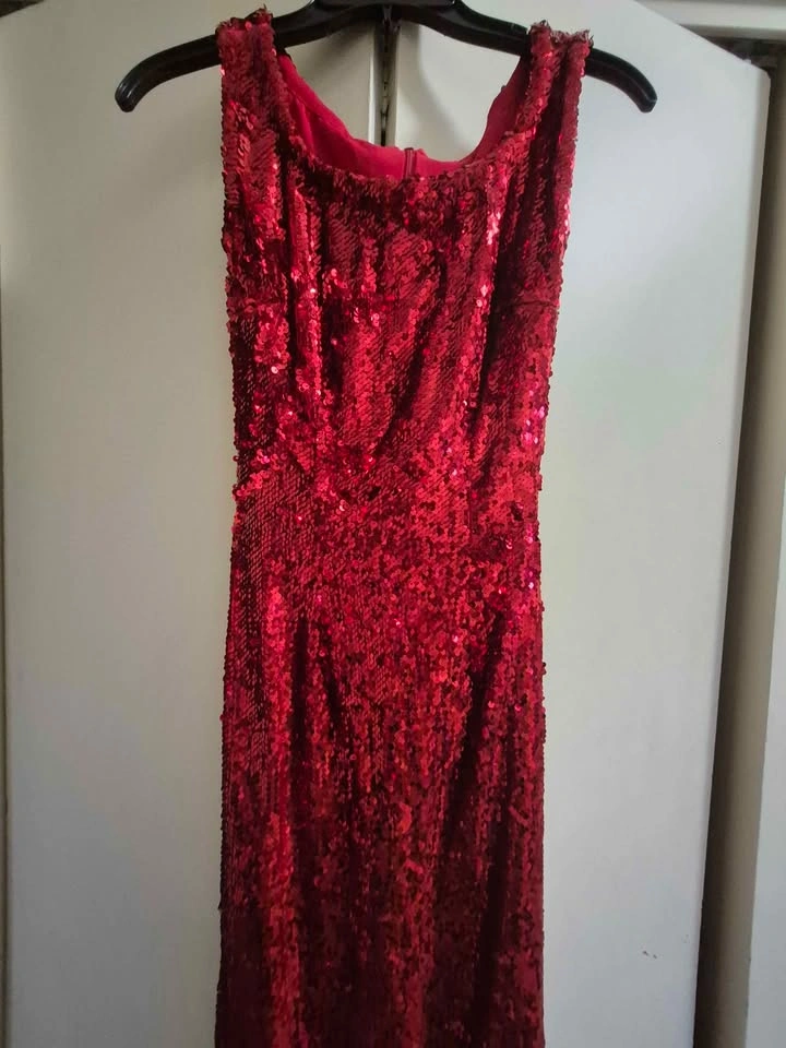 Red Sequin Dress - photo 3